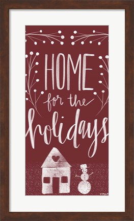 Framed Home for the Holidays II Print