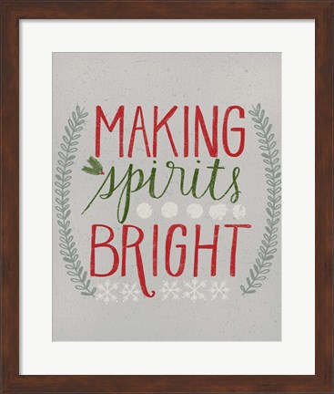 Framed Bright Spirits Print