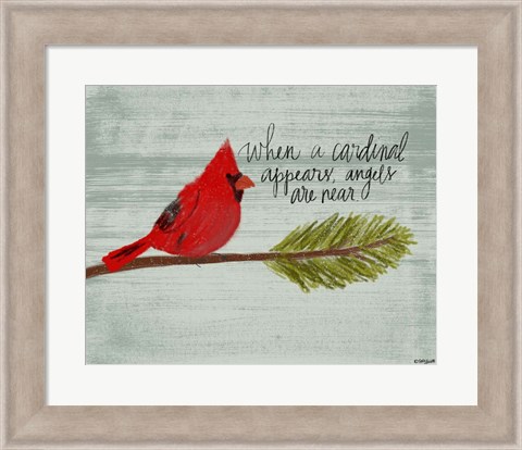 Framed Cardinal Print