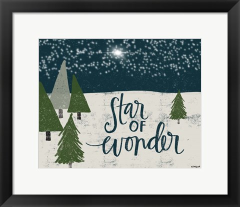 Framed Starry Night Print