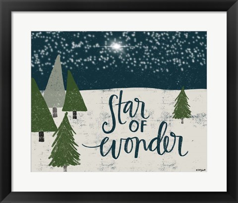 Framed Starry Night Print