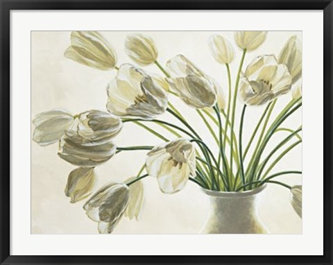 Framed Bouquet Di Tulipani Print