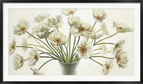 Framed Bouquet Di Anemoni Print