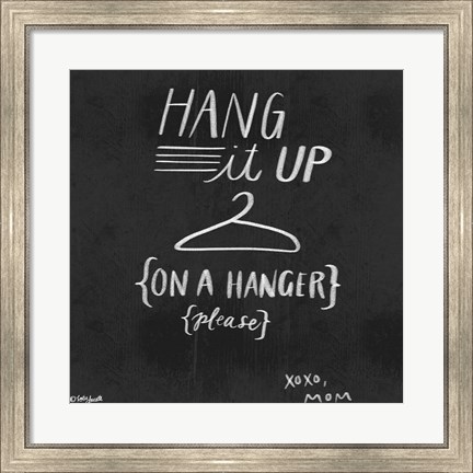 Framed Hang It Up Print