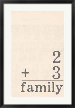 Framed Family II Print