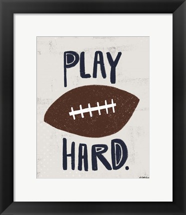 Framed Football Print