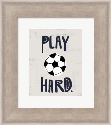 Framed Soccer Print