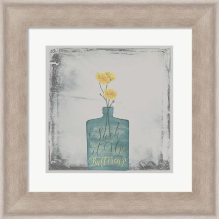 Framed Buttercup Print