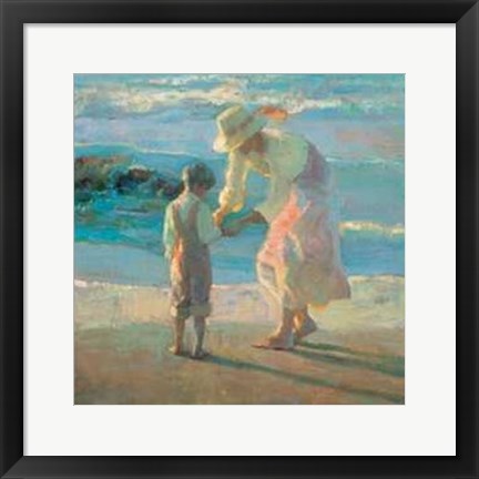 Framed On the Beach Print