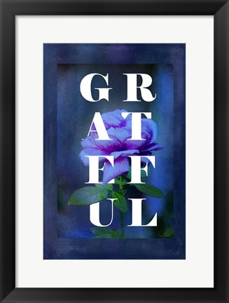 Framed Grateful Print