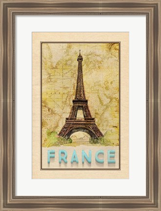 Framed Travel France Print