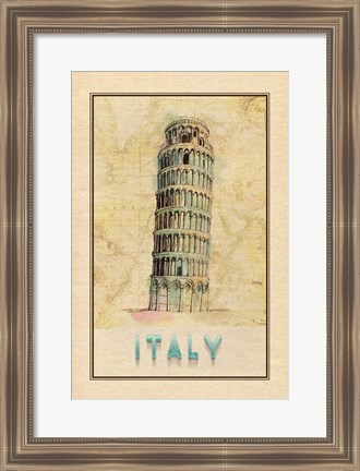 Framed Travel Italy Print