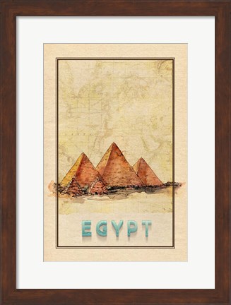 Framed Travel Egypt Print