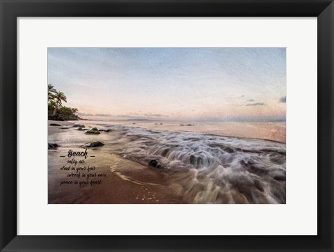 Framed Beach Print