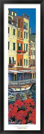 Framed Promenade di Portofino Print