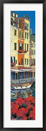 Framed Promenade di Portofino Print