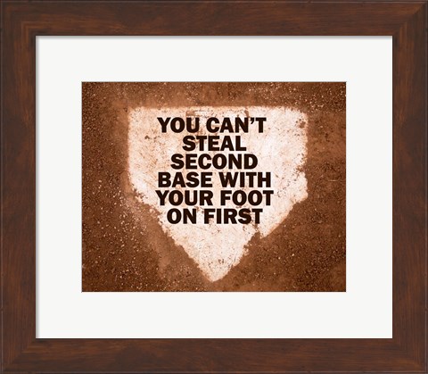 Framed Second Base Print