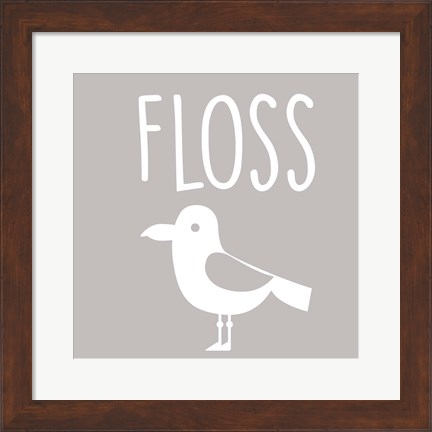 Framed Sea Creatures-Floss Print