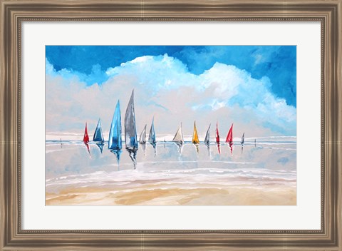 Framed Boats IV Print