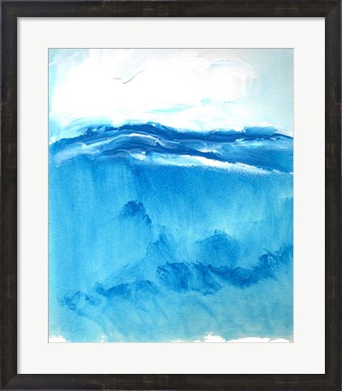 Framed Seascape VI Print