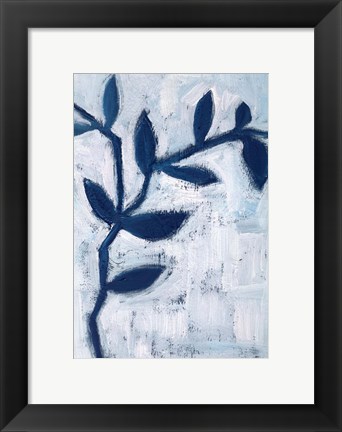 Framed Blue and White I Print