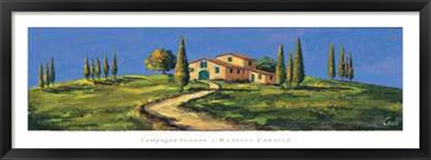 Framed Campagna Toscana Print