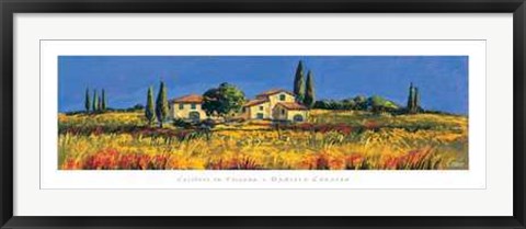 Framed Casolare in Toscana Print