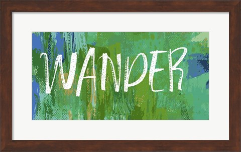 Framed Wander Print