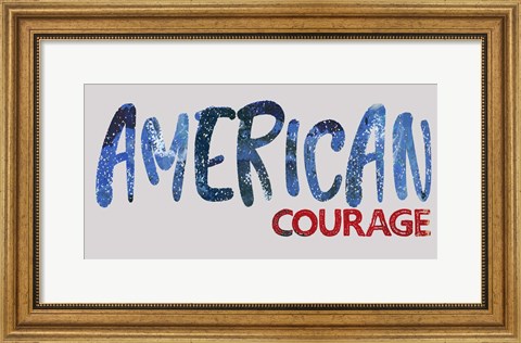 Framed American Courage Print