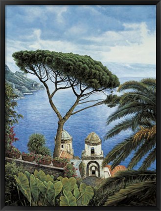 Framed Amalfi Coast Print