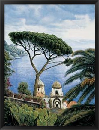 Framed Amalfi Coast Print