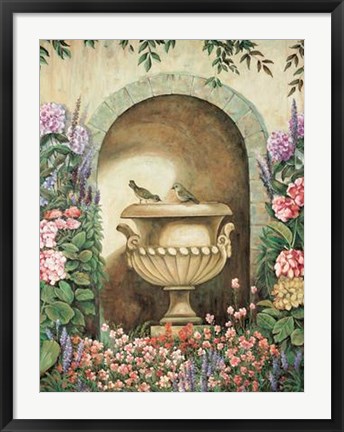 Framed Garden Alcove II Print