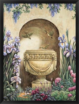 Framed Garden Alcove I Print