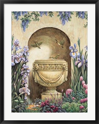 Framed Garden Alcove I Print