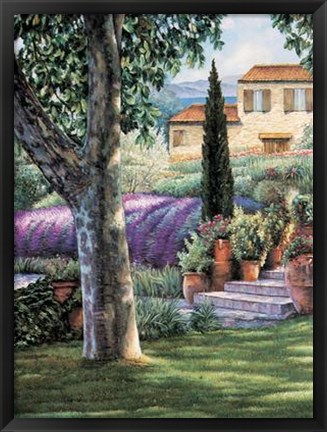 Framed Provence Afternoon I Print