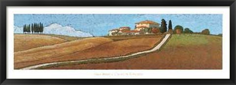 Framed Casale in Toscana Print