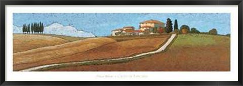 Framed Casale in Toscana Print