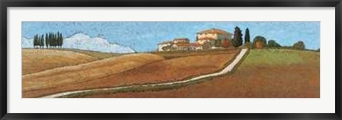 Framed Casale in Toscana Print