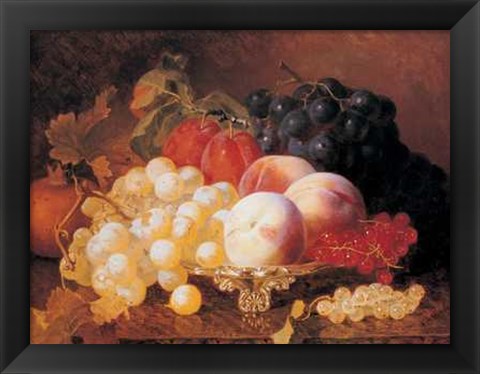 Framed Still Life of Fruits Print