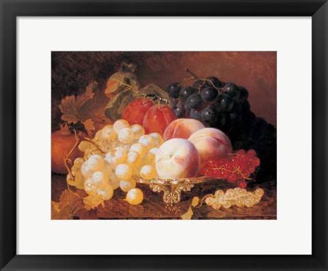 Framed Still Life of Fruits Print