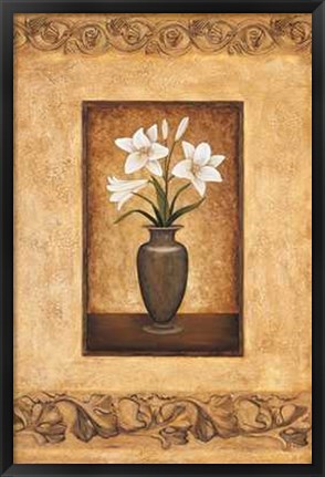 Framed Tuscan Still Life I Print