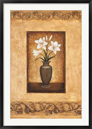 Framed Tuscan Still Life I Print