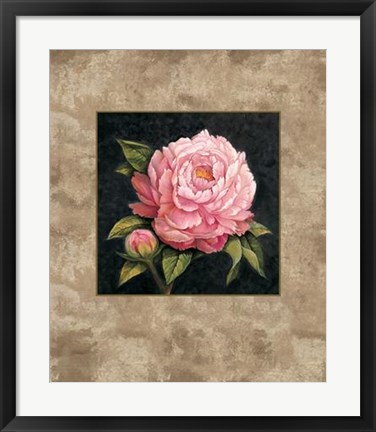 Framed Pink Peony Print