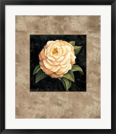 Framed Yellow Peony Print