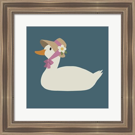 Framed Duck Family Mom Print