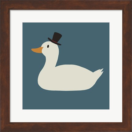 Framed Duck Family Dad Print