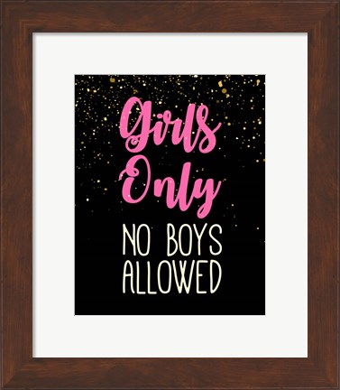 Framed Girl Zone-Sparkle Print