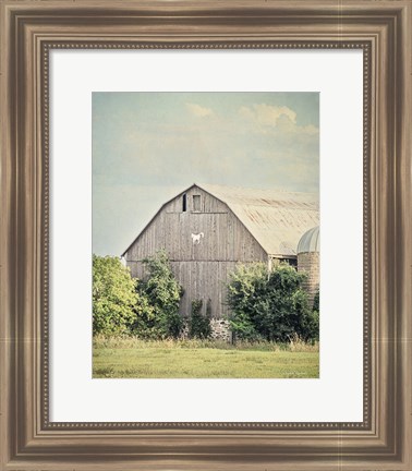 Framed Late Summer Barn II Crop Print