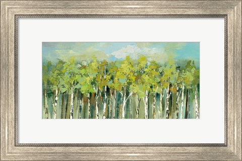 Framed April Tree Trops Print