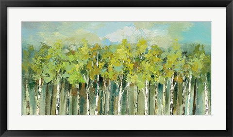 Framed April Tree Trops Print